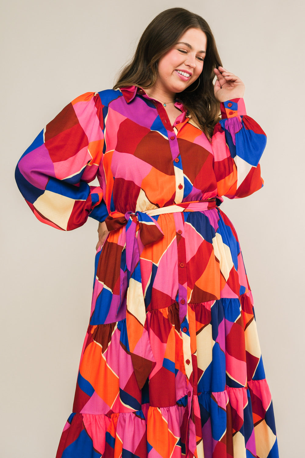 WISE WOMAN WOVEN MIDI DRESS Flying Tomato